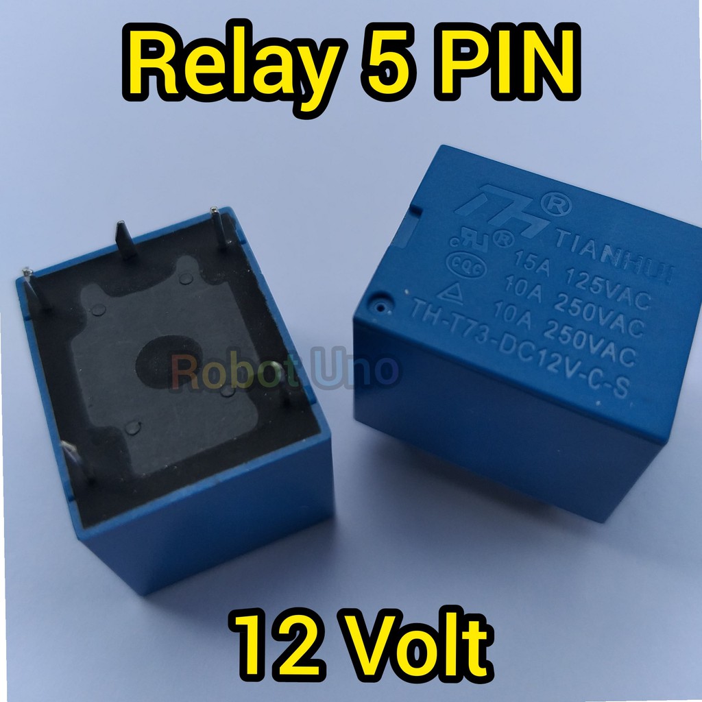 Jual Relay 12V 5 PIN Tianhui Original | Shopee Indonesia
