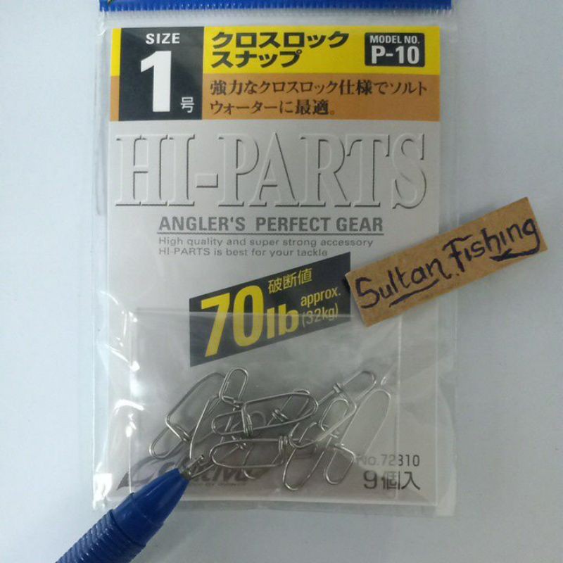 Jual Snap CULTIVA HI-PARTS P-10 | Peniti Ujung Senar Leader | Mancing ...