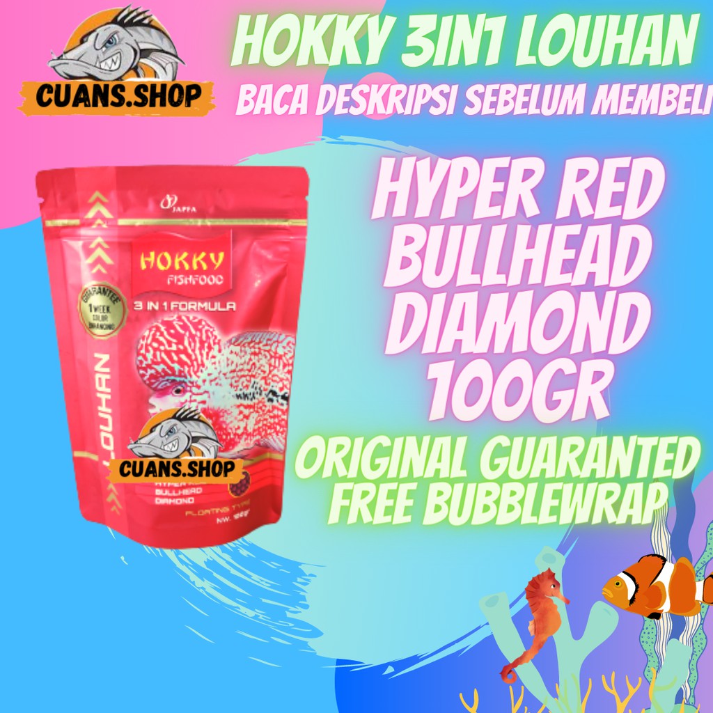 Jual Original Pelet Pellet Ikan Louhan Hokky Hoky Hoki In Makanan