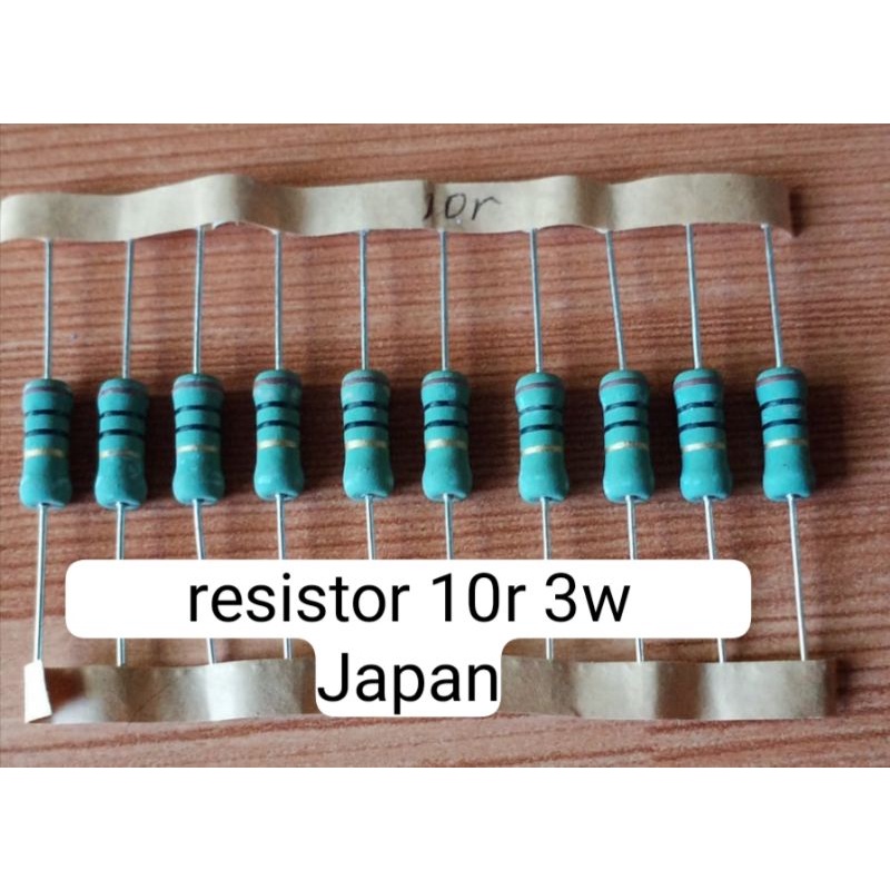 Jual resistor 10r 3w japan | Shopee Indonesia