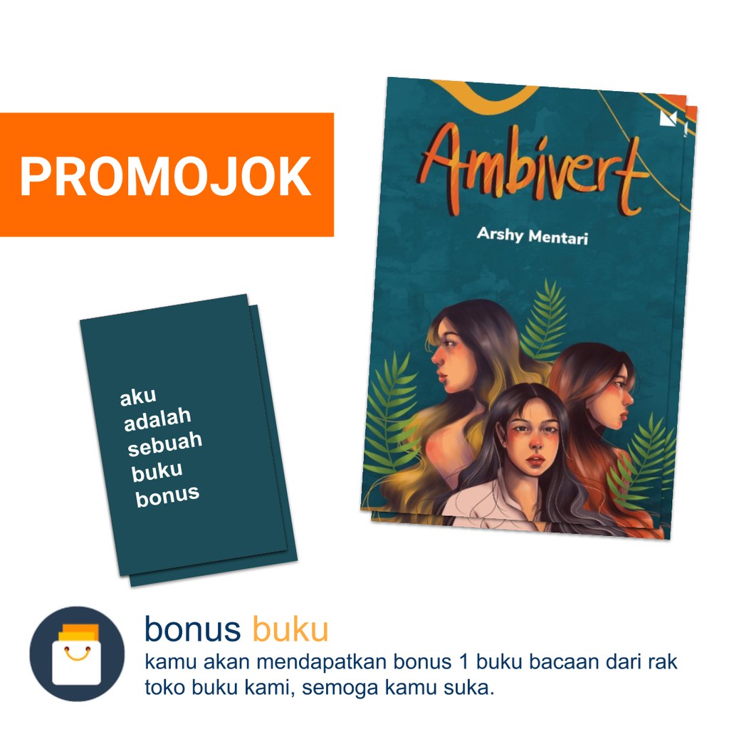 Jual Buku Mojok Ambivert Arshy Mentari Bonus Buku Bacaan Shopee