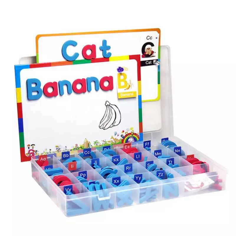 Jual magnet letters 256 pcs terlengkap huruf & angka terbaru / eva foam ...