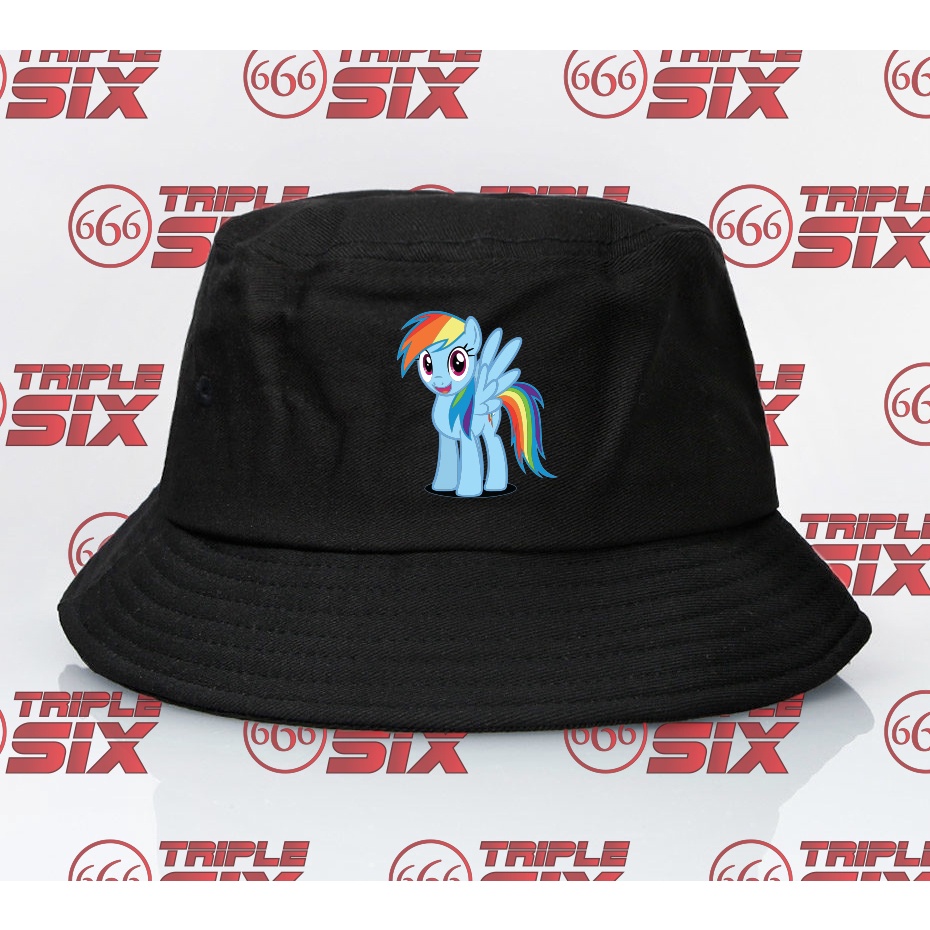Jual Topi Bucket My little Pony Rainbow Dash Smile | Shopee Indonesia