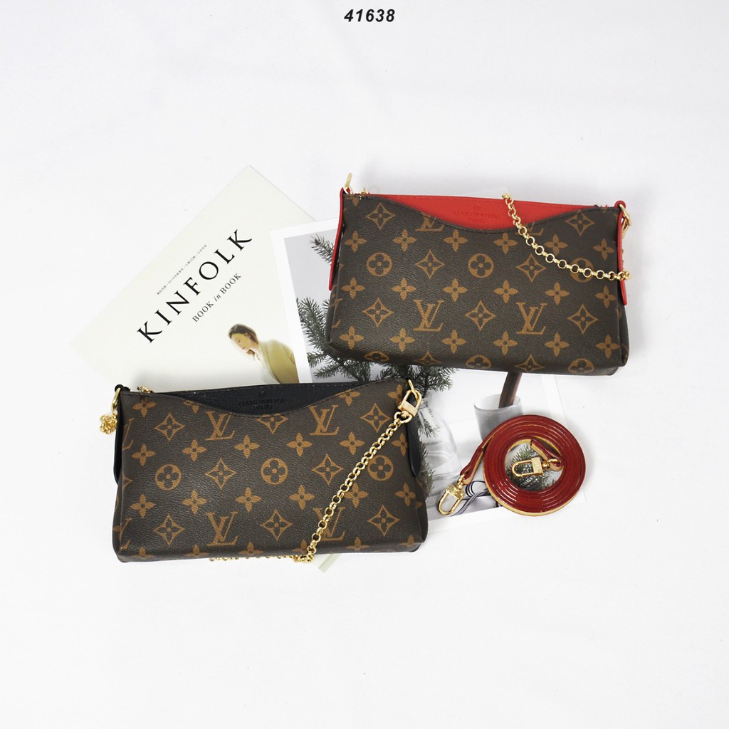 TAS LV PALLAS MINI 41638//TAS SELEMPANG MINI//TAS BRANDED//TAS IMPORT//TAS  CANTIK//TAS MEWAH//KOREAN