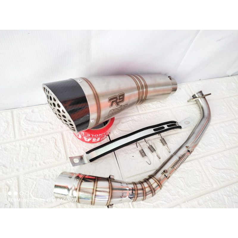 Jual KNALPOT RACING R9 H2 NMAX PCX AEROX VARIO BEAT SCOPY MIO ADV ...