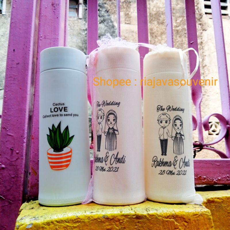 Jual Souvenir Botol Minum Kaca Gambar Cactus 400 Ml Shopee Indonesia