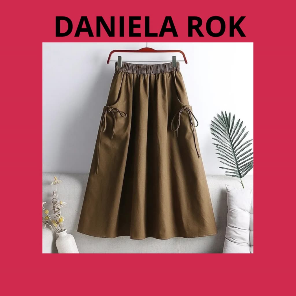 Jual ROK MAYUNG PANJANG POLOS BAHAN KATUN LINEN PREMIUM ROK KOREAN ...
