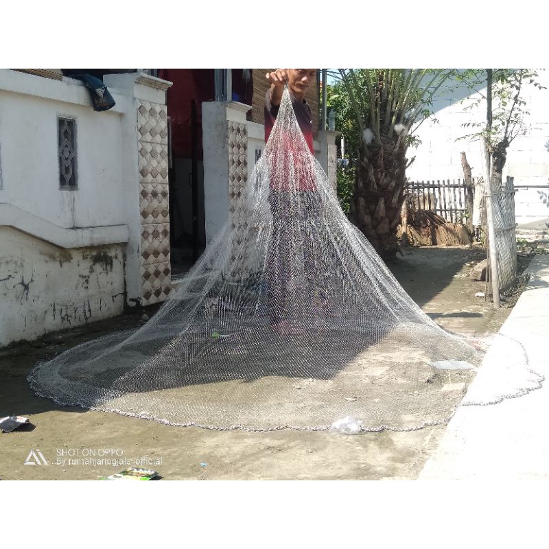 Jual Jala lempar senar 1inc 8kaki full tebar | Shopee Indonesia