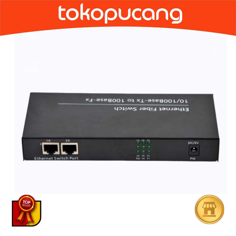 Jual Media Converter Htb 6 Port Fo 2 Port Lan 10 100 Fiber Optic Ftth Shopee Indonesia