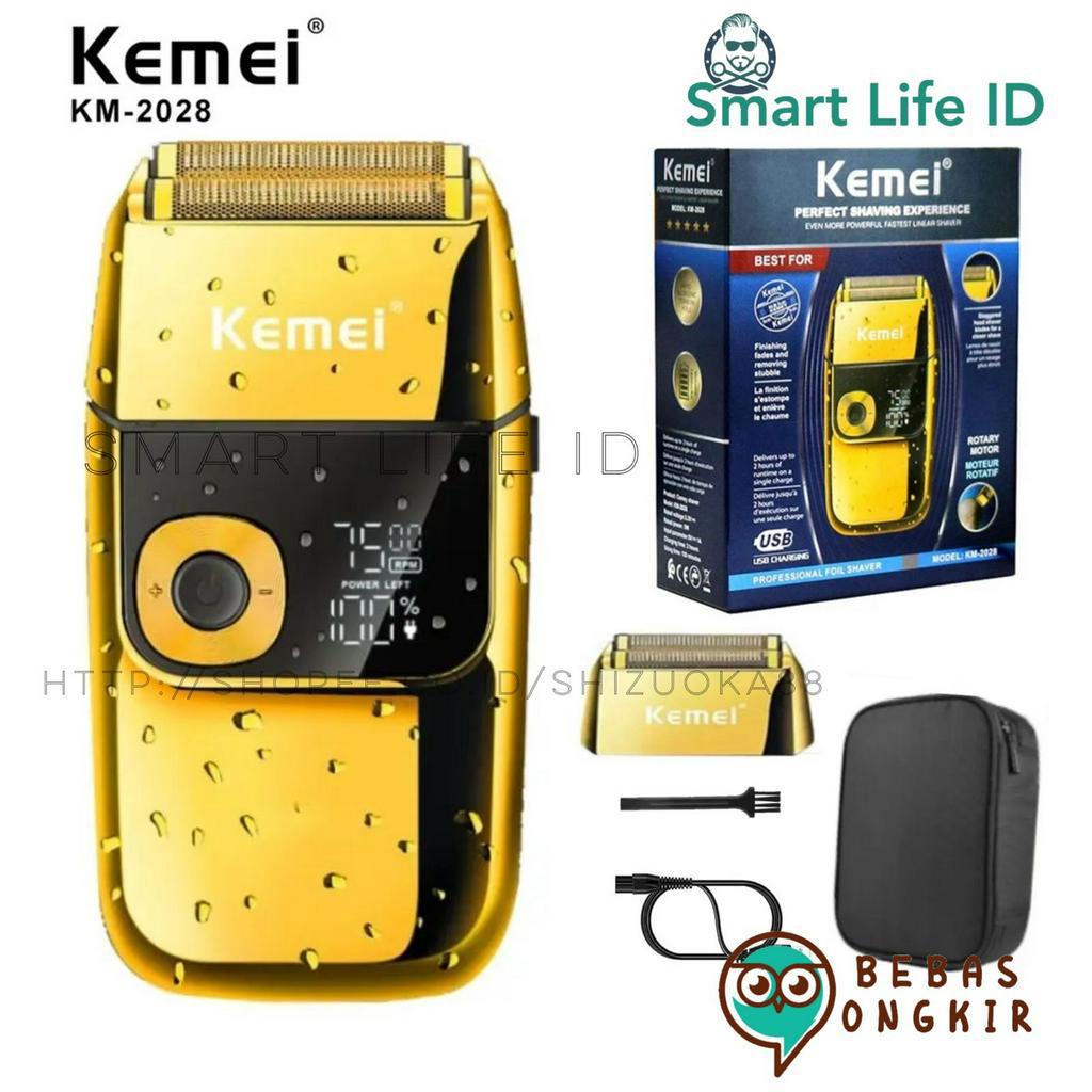 Jual Alat Cukur Rambut Kemei KM 2028 Waterproof Hair Clipper ...