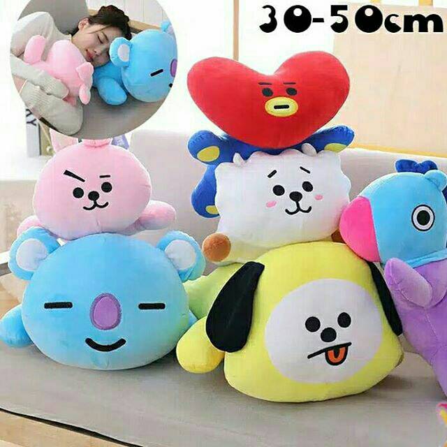 Jual BT21 Pillow Doll Cartoon chimmy cooky koya | Shopee Indonesia