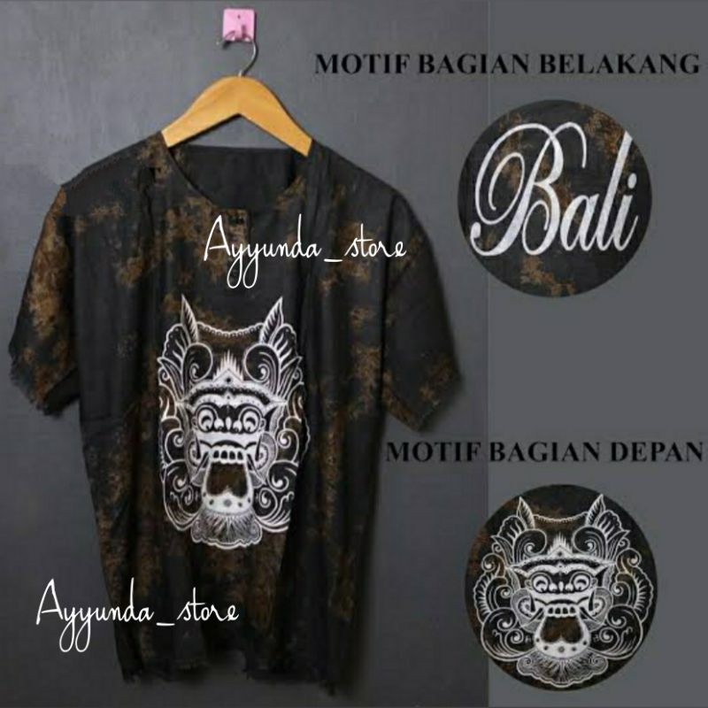 Jual Baju Barong Dewasa Hitam Khas Bali All Size Ld -+115 | Shopee ...