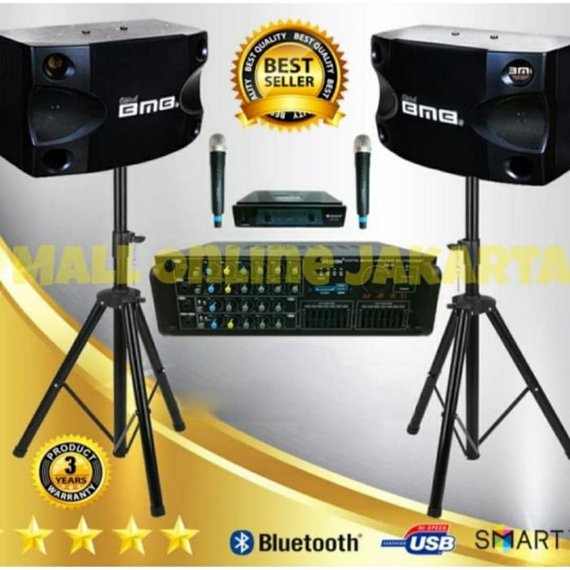 Jual Paket Karaoke Bmb Bluetooth Weston Paketan Sound System Rumah Home