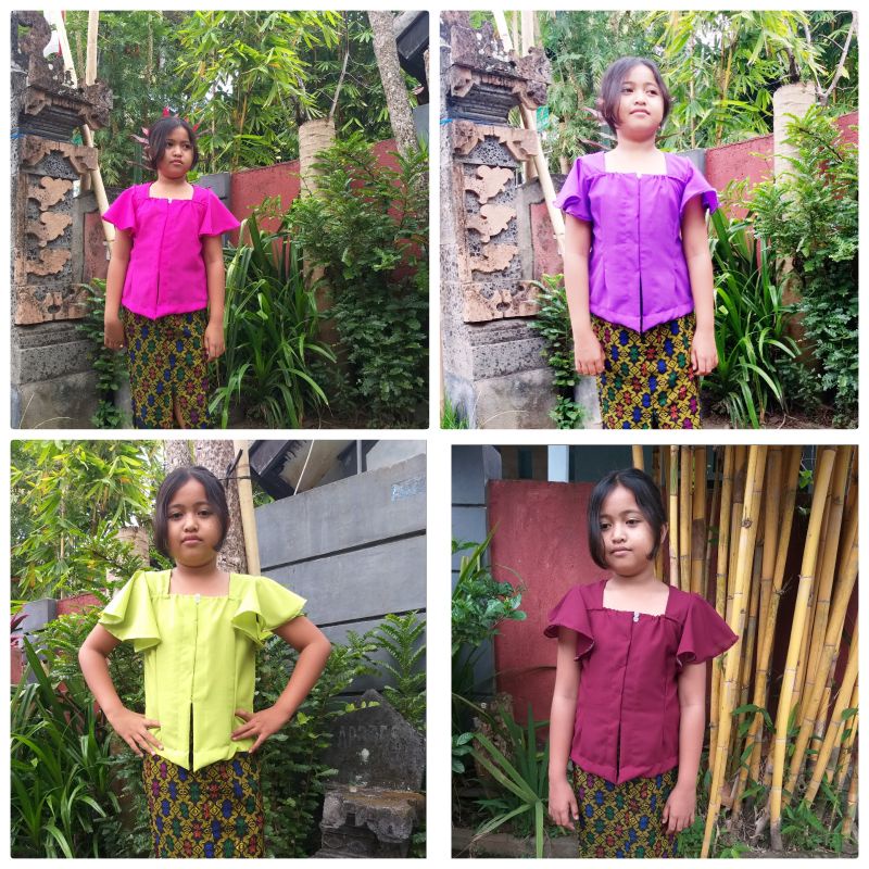 Jual kebaya anak anak|kebaya bali anak|kebaya anak moderen|kebaya kain