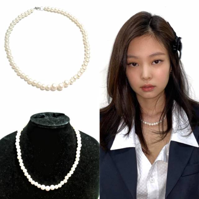 Jennie pearl necklace discount
