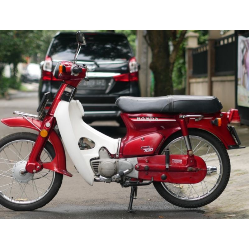 Jual Striping Honda super cup 700 1975 1976 1977 merah berkualitas terbaik Shopee Indonesia