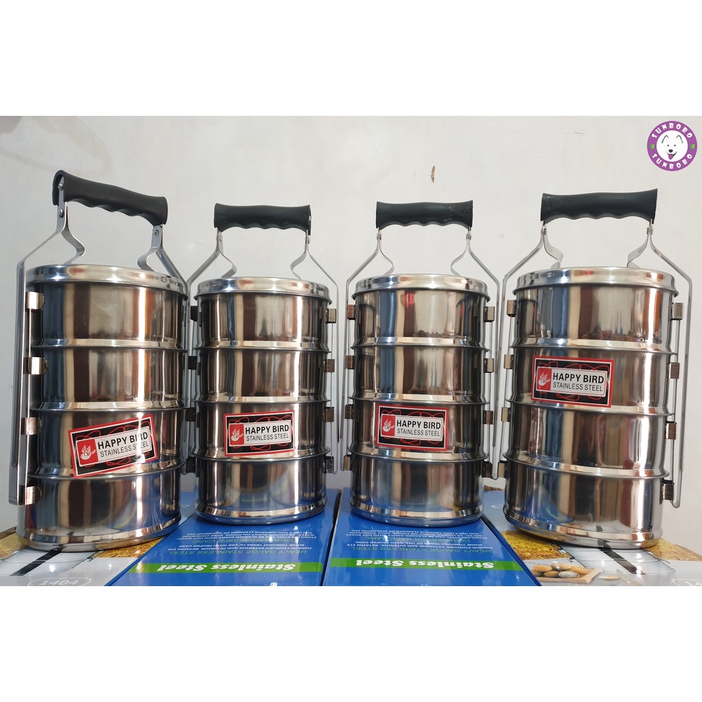 Jual Rantang stainles susun 4 (16 cm) | Shopee Indonesia