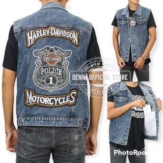 Jaket jeans sale motor