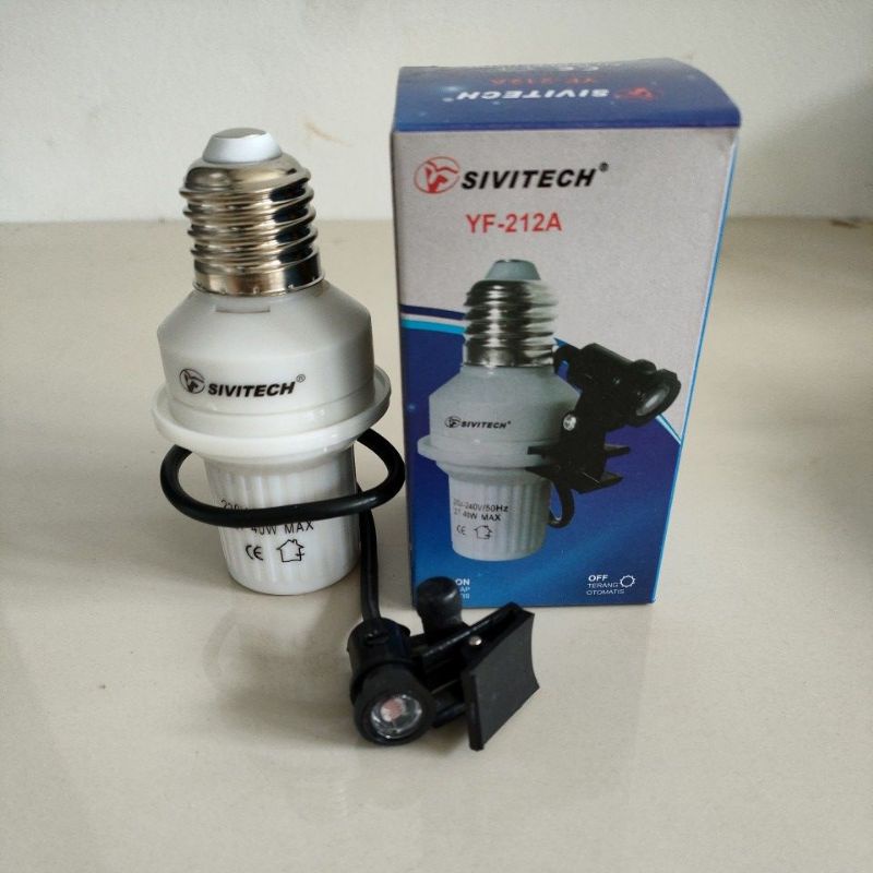 Jual Fitting sensor serbaguna menyalakan lampu otomatis saat gelap merk ...