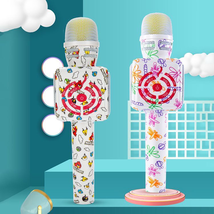 Jual MIC BLUETOOTH KARAOKE LOVE ECHO / MICROPHONE WIRELESS HNZ YL200