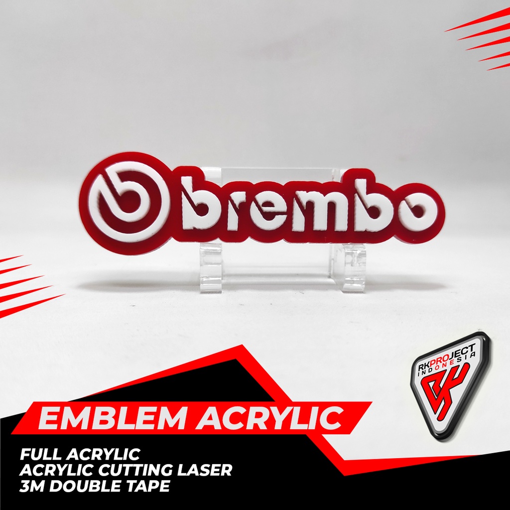 Jual Emblem Timbul BREMBO Sticker Akrilik Acrylic Full Solid | Shopee ...