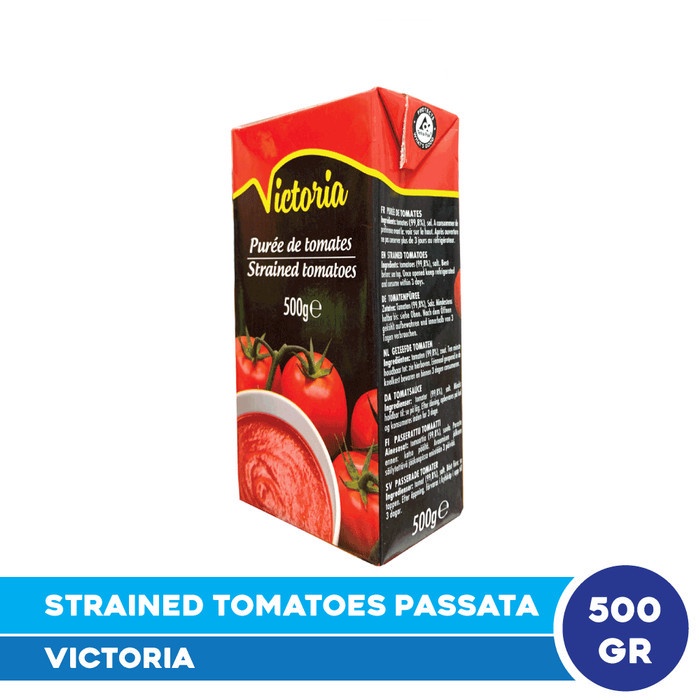 Jual Victoria Strained Tomatoes Passata 500 gr - Pasta Tomat | Shopee ...
