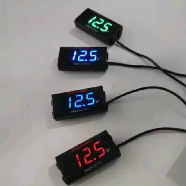 Jual Voltmeter AKI UNiversal ALL MOTOR Y KUALITAS TERBAIK MERK RANDOM