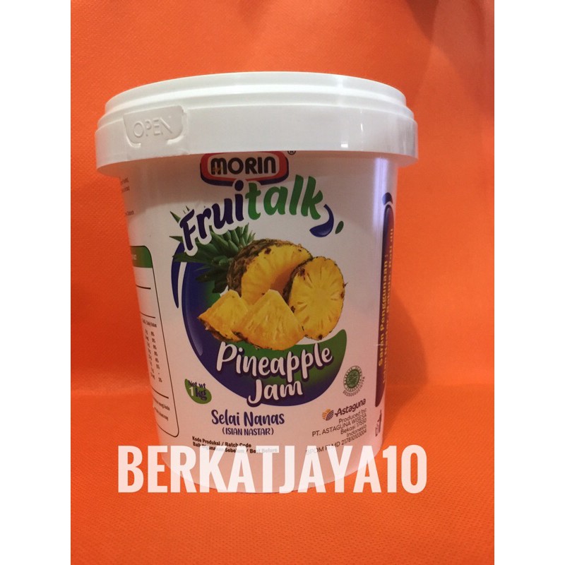 Jual Morin Fruitalk Pineapple Jam Selai Nanas Isian Nastar 1 Kg