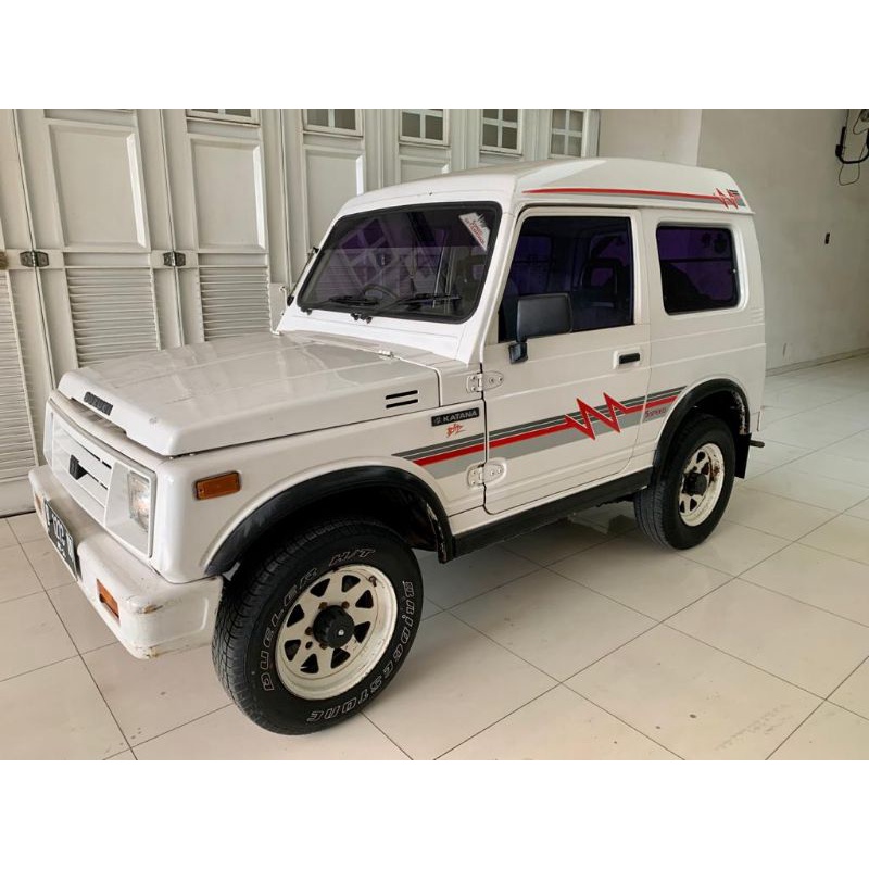 Jual stiker katana blitz/ stiker katana jimny/ stiker suzuki jimny