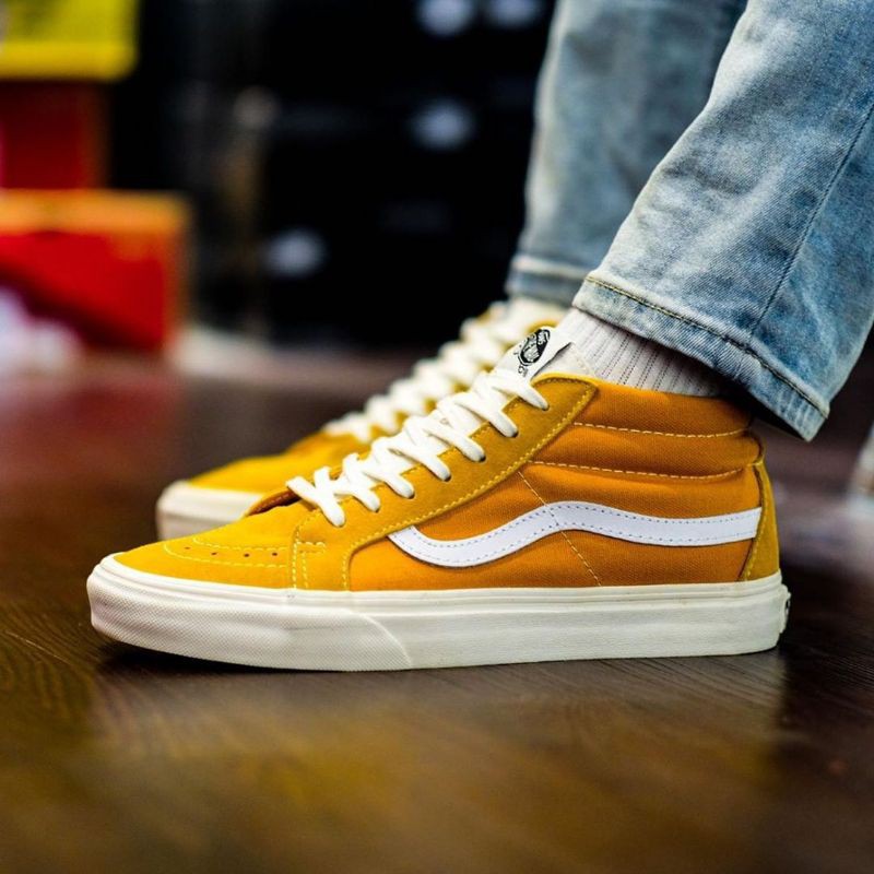 ORIGINAL Vans SK8 Mid Reissue Sunflower