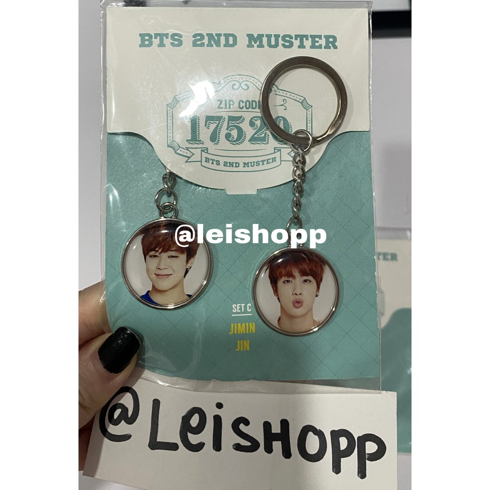 Jual BTS 2nd Muster ZipCode 17520 - Keychain / Gantungan Kunci