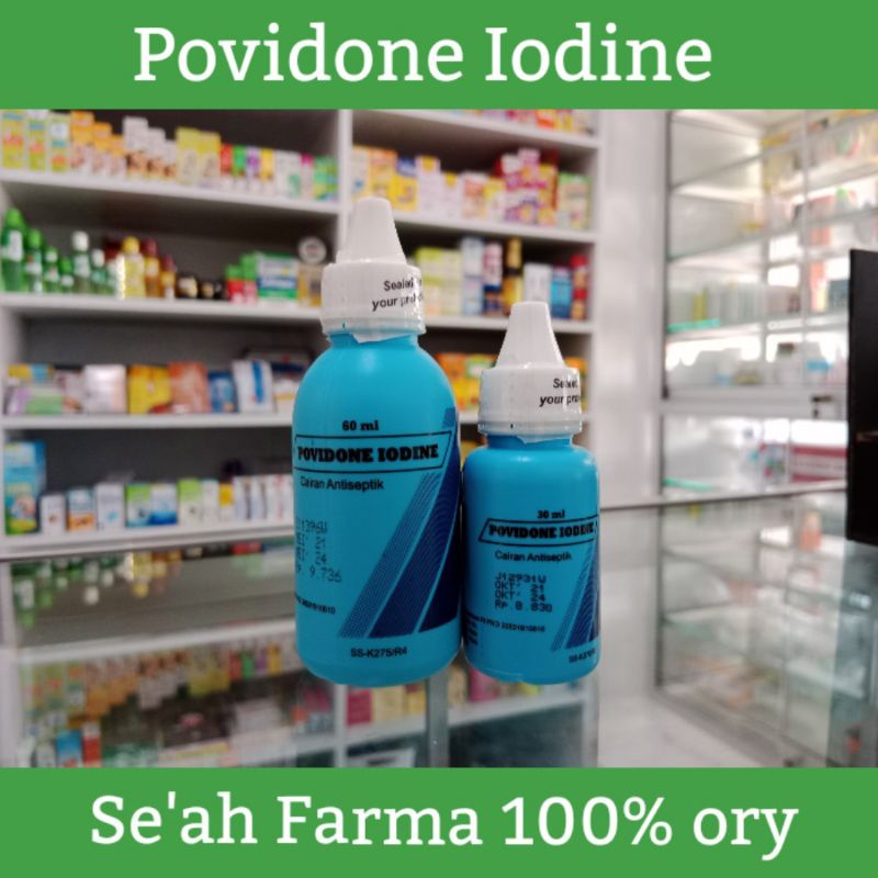 Jual Povidone Iodine Cair Obat Tetes Merah Betadine Luka Antiseptik