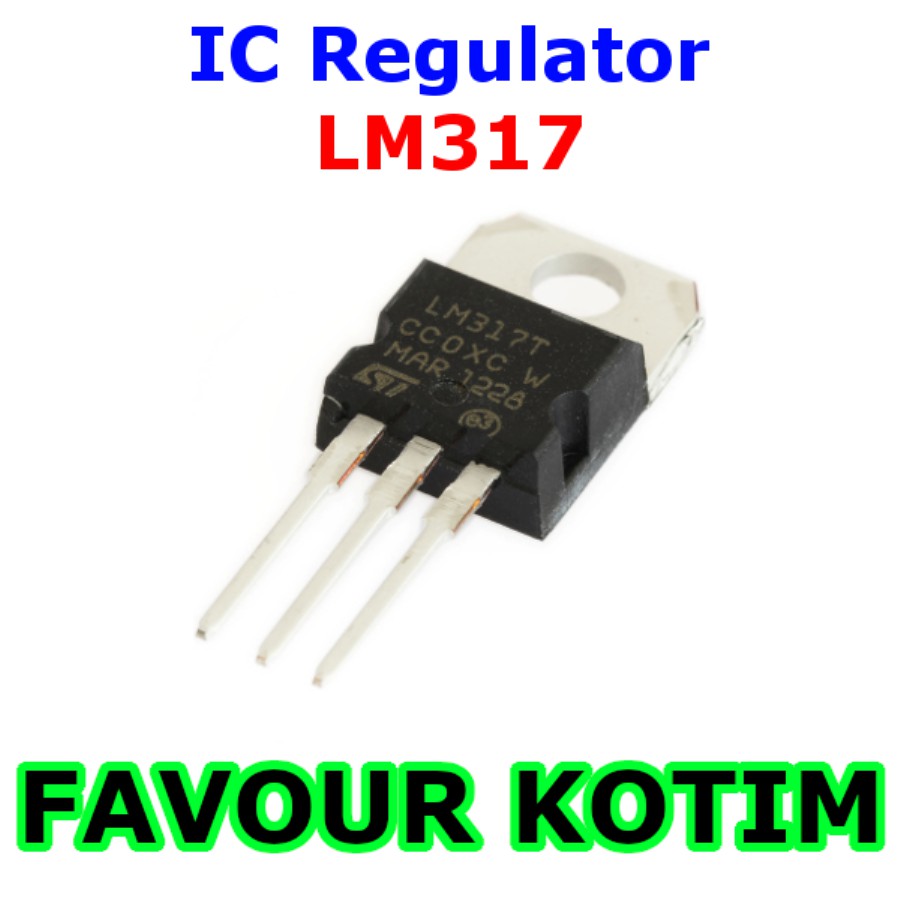 Jual IC LM317T 1.2V-37V 1500MA LM317 ADJUSTABLE VOLTAGE REGULATOR TO ...