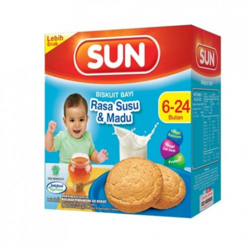 Jual SUN Baby Rusk Biskuit Bayi 6+ Bulan 75 gr | Shopee Indonesia