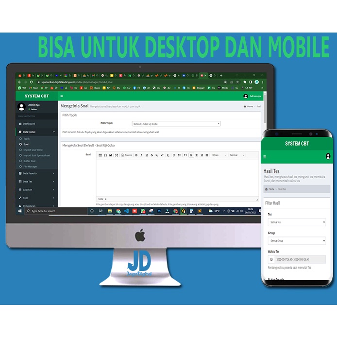 Jual Aplikasi Ujian Online CBT Siswa Mahasiswa Berbasis Web | Shopee ...