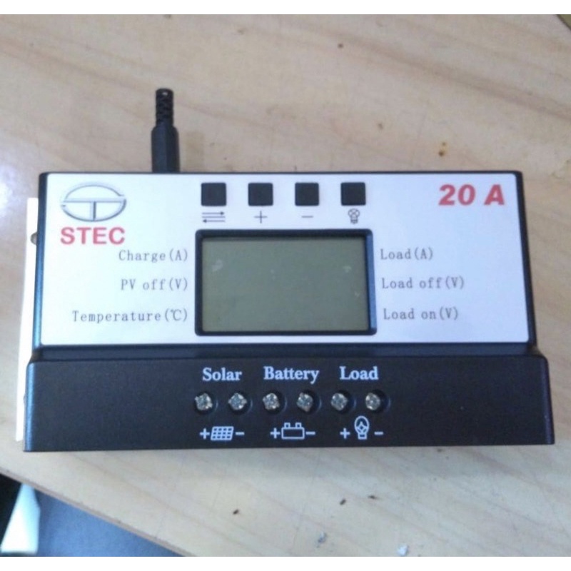 Jual Solar Charge Kontroler Digital Stec Stc 20 A 12/24v / Controller ...