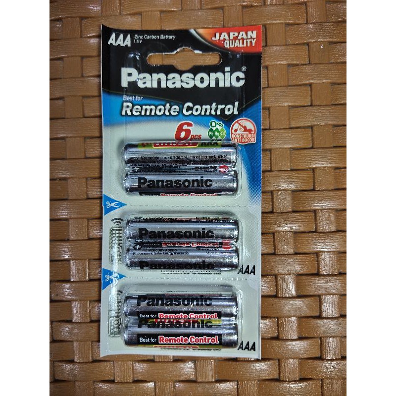 Jual Promo Baterai Batre Battery Remote Aaa A Zinc Panasonic Per Pcs Shopee Indonesia