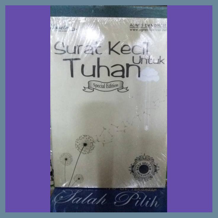 Jual SURAT KECIL UNTUK TUHAN ( AGNES DAVONAR ) Shopee Indonesia