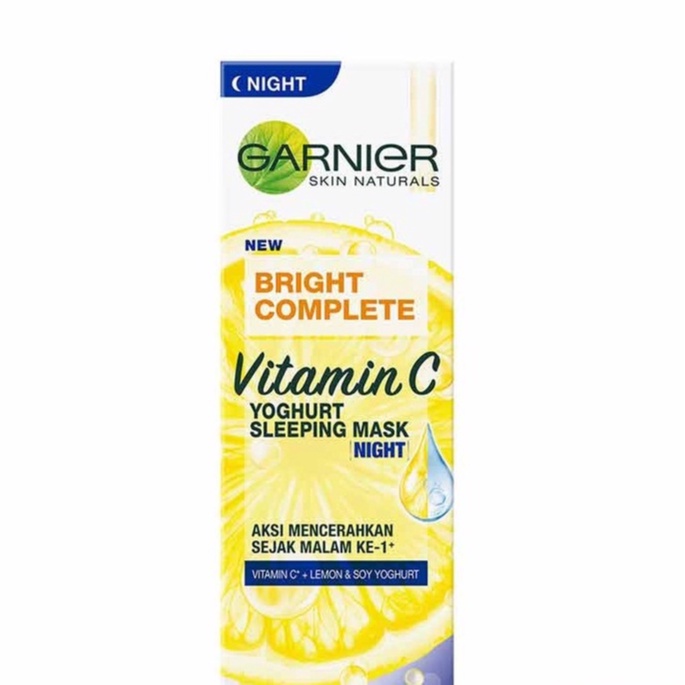 Jual Garnier Light Complete Yoghurt Sleeping Mask Night 20ml | Shopee ...