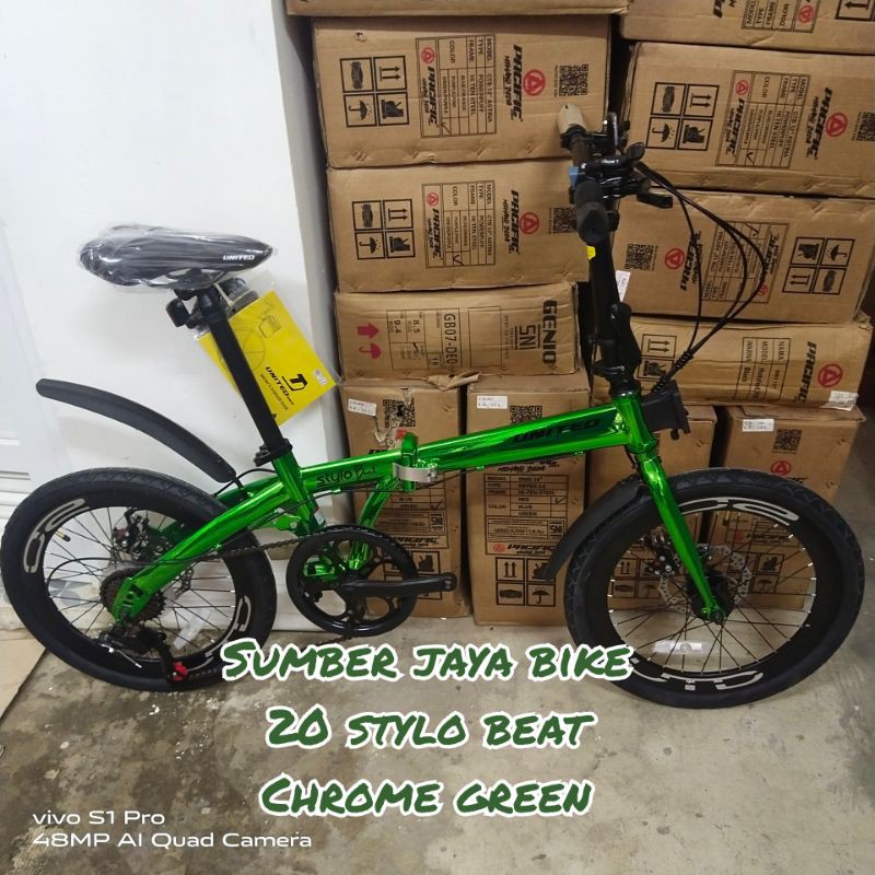 Jual Sepeda LIPAT 20 inch United Stylo BEAT design NEW!!! | Shopee ...