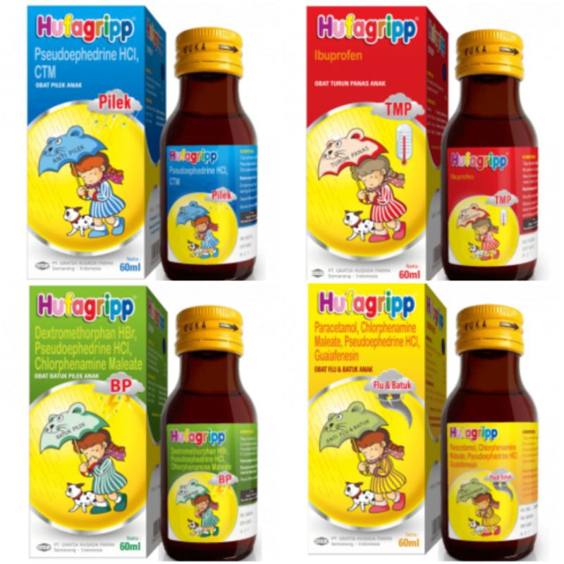 Jual OBAT BATUK SIRUP OBAT BATUK ANAK Hufagripp Syrup All Variant