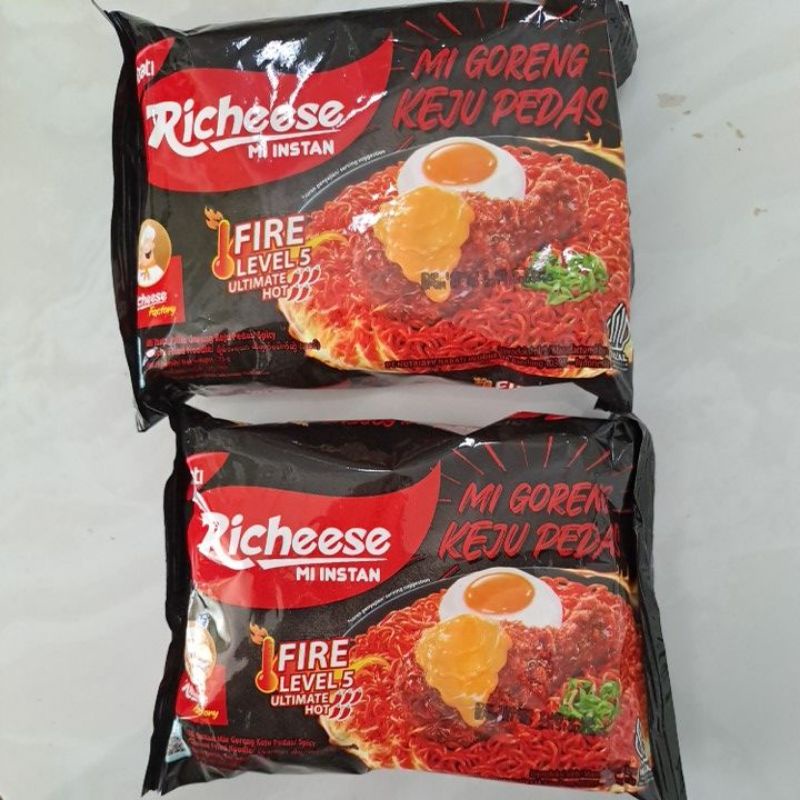 Jual Mie Richeese goreng level 5 | Shopee Indonesia