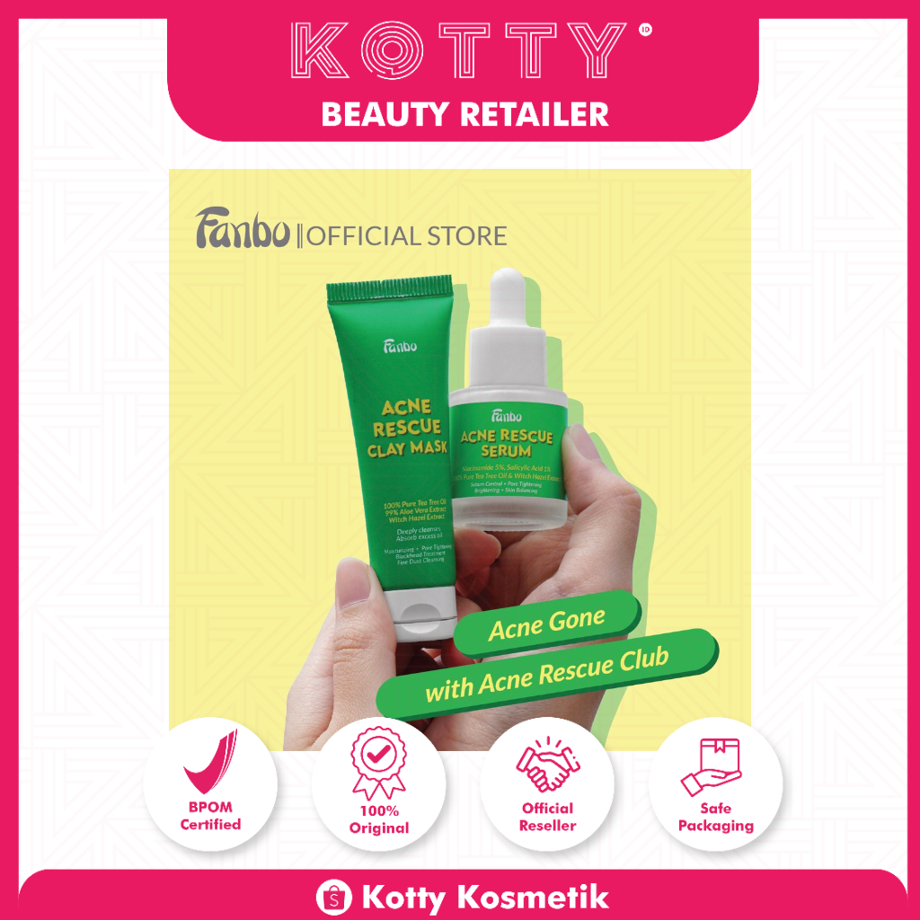 Jual FANBO SKIN GOALS ACNE RESCUE CLUB | Shopee Indonesia
