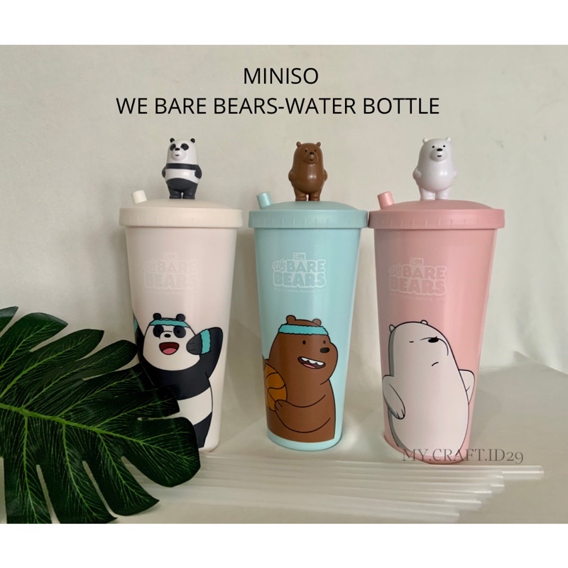 Jual Miniso We Bare Bears Botol Minum Murah Shopee Indonesia 7314