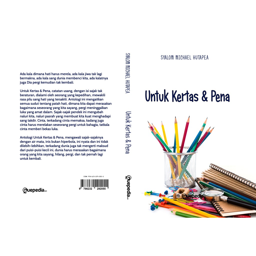 puisi sederhana menulis di buku kertas