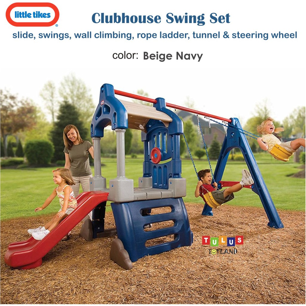 Little tikes clubhouse swing set online