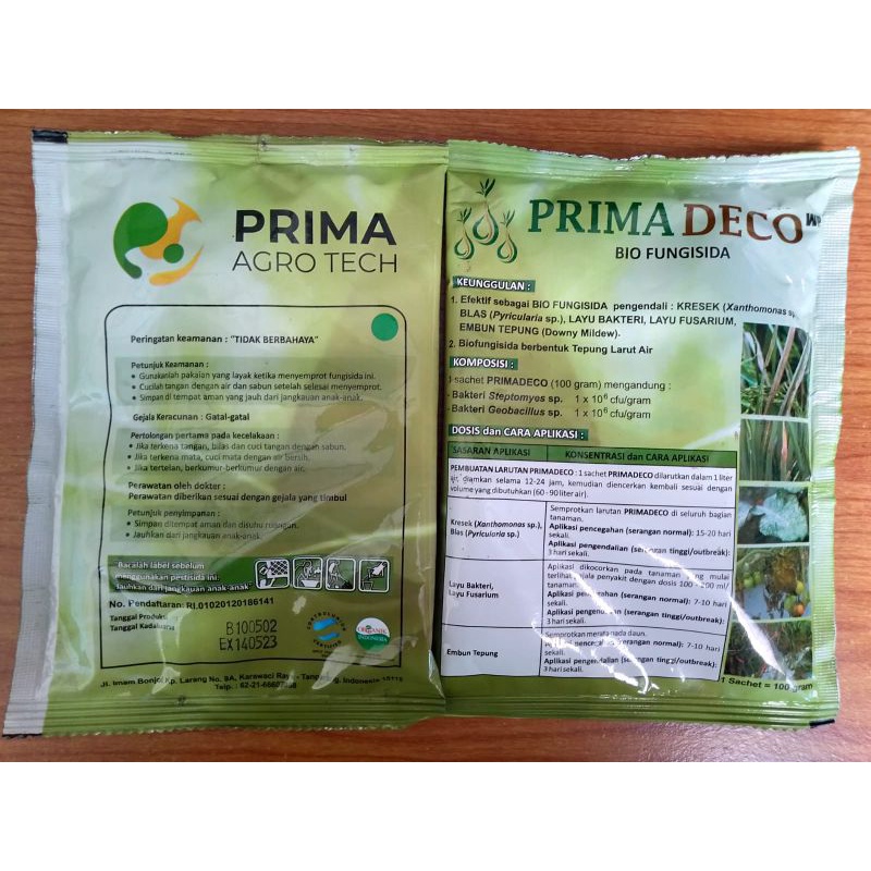 Jual PRIMA DECO /BIO FUNGISIDA 100gr | Shopee Indonesia