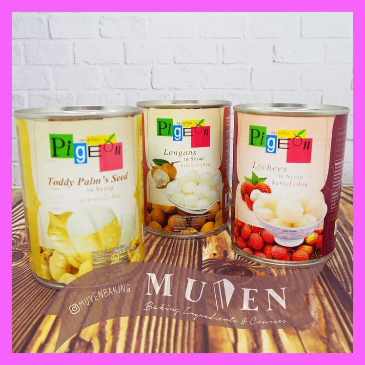 Jual BUAH KALENG PIGEON LONGAN LENGKENG KALENGAN CANNED FRUIT