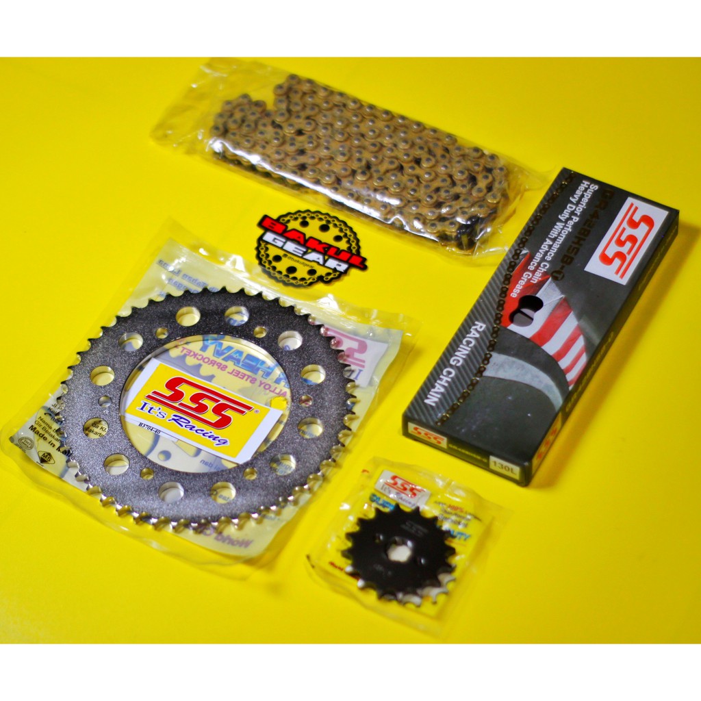 Jual Gear set SSS MT 15 MT15 XSR 155 Rantai HSBT ukuran 428 Shopee