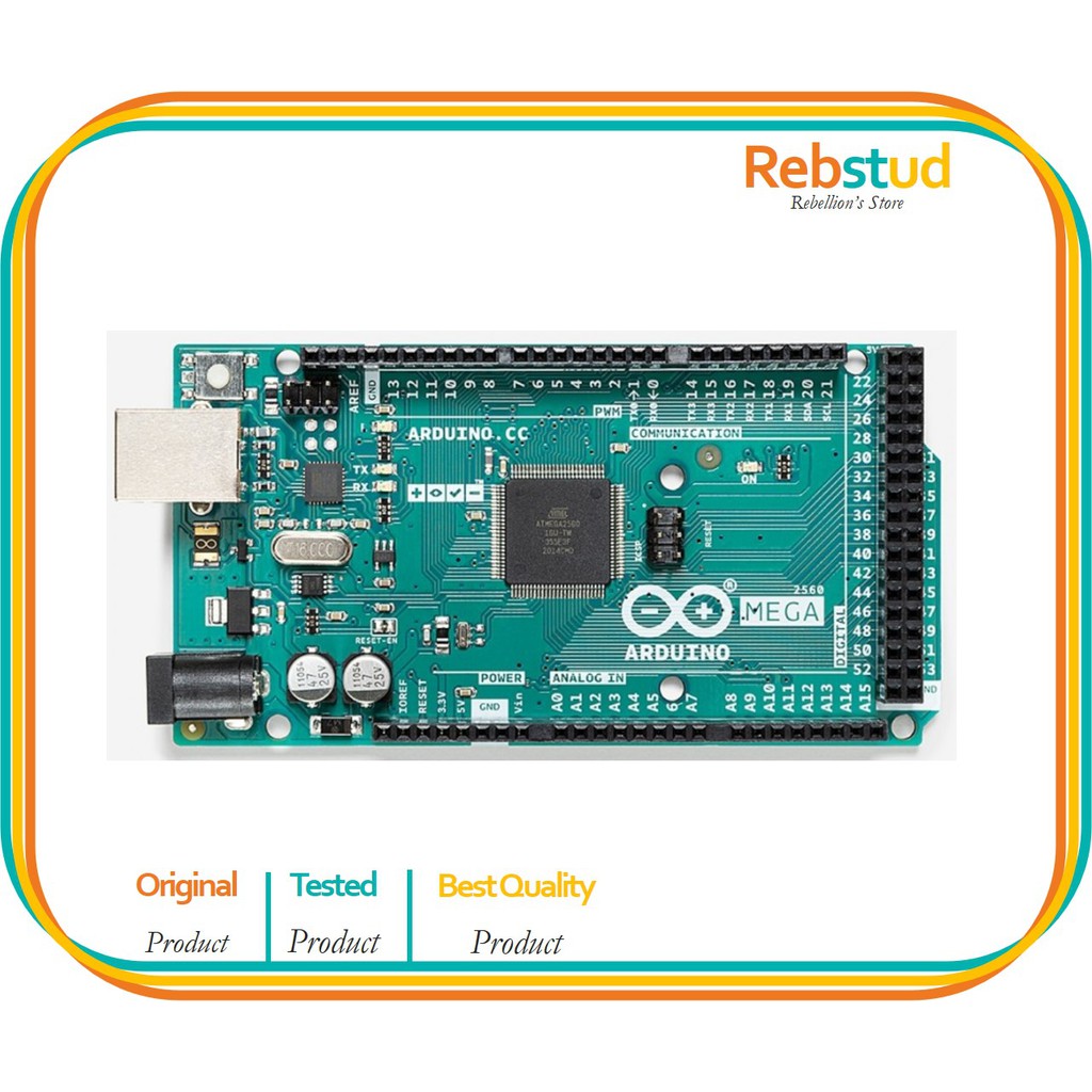 Jual Arduino Mega 2560 Rev3 Ori Made In Italy Shopee Indonesia